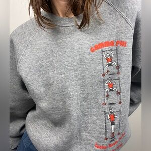 Vintage Super Weights by Russell “Gamma Phi” Crewneck Sweatshirt